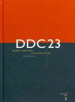 Hardcover Dewey Decimal Classification and Relative Index Book
