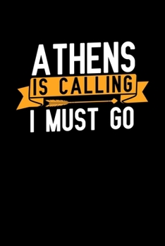 Athens is calling I Must go: Graph Paper Vacation Notebook with 120 pages 6x9 perfect as math book, sketchbook, workbook and diary