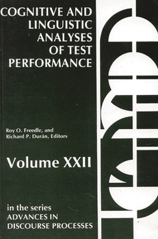 Paperback Cognitive and Linguistic: Analyses of Test Performance Book