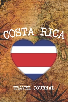 COSTA RICA: 6x9 Travel planner I Road trip planner I Dot grid journal I Travel notebook I Travel diary I Pocket journal I Gift for Backpacker