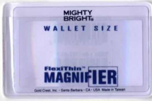 Mighty Bright Flexithin Magnifier Wallet (Book Lights)
