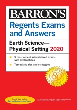 Paperback Regents Exams and Answers: Earth Science--Physical Setting 2020 Book