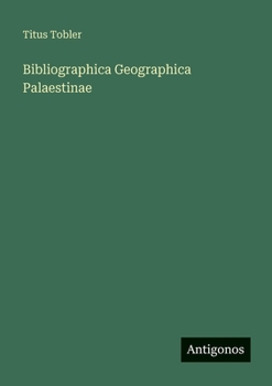 Bibliographica Geographica Palaestinae