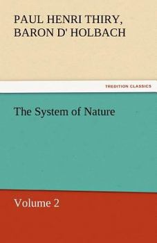 Paperback The System of Nature, Volume 2 Book