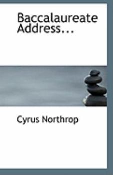 Paperback Baccalaureate Address... Book