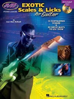 Paperback Exotic Scales & Licks for Electric Guitar: Private Lessons Series [With CD (Audio)] Book