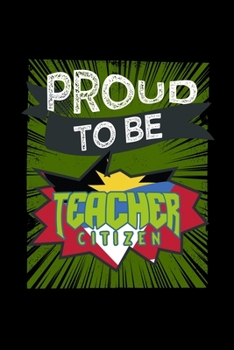 Paperback Proud to be a teacher citizen: 110 Game Sheets - 660 Tic-Tac-Toe Blank Games - Soft Cover Book for Kids - Traveling & Summer Vacations - 6 x 9 in - 1 Book