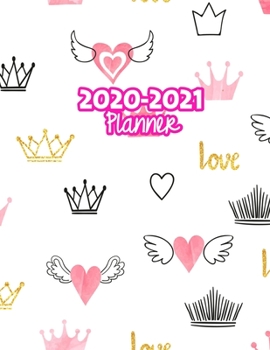 2020-2021 Planner: Two Year Calendar Organizer and Goal Journal | January 2020 - December 2021 Daily, Weekly and Monthly Planner Book with Back Sticker Expression Wall for 2 Years | Design Code 419945