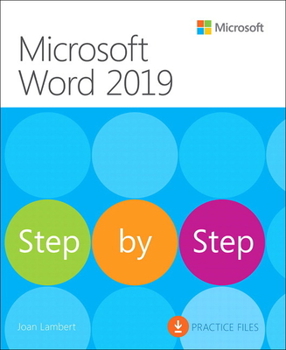 Paperback Microsoft Word 2019 Step by Step Book