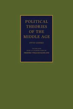 Political Theories of the Middle Age (Cambridge Paperback Library)