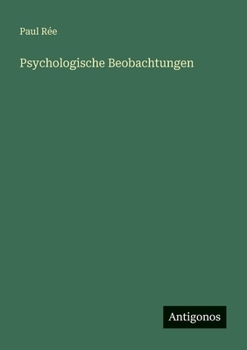Psychologische Beobachtungen (German Edition)