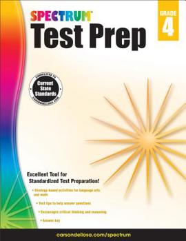 Paperback Spectrum Test Prep, Grade 4 Book