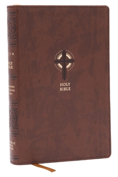 Imitation Leather Nrsvce Sacraments of Initiation Catholic Bible, Brown Leathersoft, Comfort Print Book