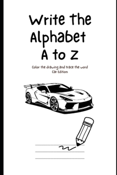Paperback Write the alphabet with me: Car Part Edition Book