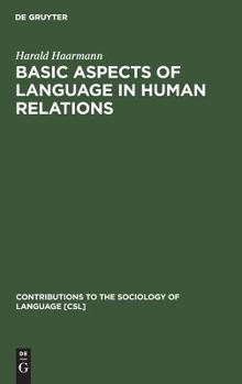 Hardcover Basic Aspects of Language in Human Relations Book
