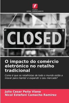 Paperback O impacto do comércio eletrónico no retalho tradicional [Portuguese] Book