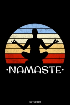 Paperback Namaste Notebook: Spiritual Notebook Posture Yoga Lover Gift for Student Asana Yoga Teacher Present Chakra Tree Zen Sat Nam Planner Kund Book