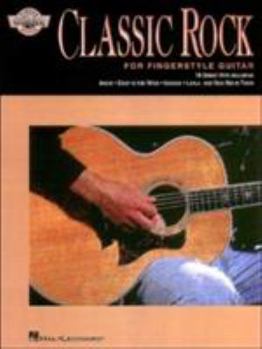 Paperback Classic Rock for Fingerstyle Guitar Book