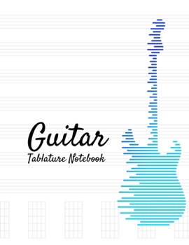 Paperback guitar journal lined paper: My Guitar Tablature Book - Blank Music Journal for Guitar Music Notes - More than 100 pages Book