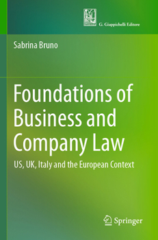 Foundations of Business and Company Law: US, UK, Italy and the European Context
