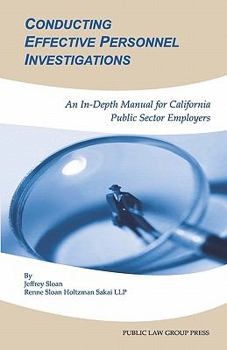 Paperback Conducting Effective Personnel Investigations Book