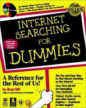 Paperback Internet Searching for Dummies [With *] Book