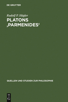 Hardcover Platons 'Parmenides': Probleme Der Interpretation [German] Book