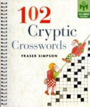 Spiral-bound 102 Cryptic Crosswords Book