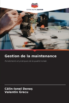 Paperback Gestion de la maintenance [French] Book