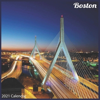 Paperback Boston 2021 Calendar: Official Boston 2021 Wall Calendar Book