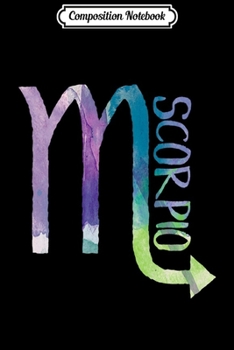 Composition Notebook: Scorpio Zodiac Symbol Astrology Scorpion Premium  Journal/Notebook Blank Lined Ruled 6x9 100 Pages