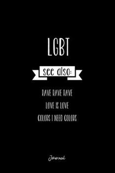 Journal: Dot Grid Journal - LGBT Sayings Dictionary Define Cute Christmas Gift - Black Dotted Diary, Planner, Gratitude, Writing, Travel, Goal, Bullet Notebook