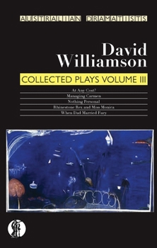 Paperback Williamson: Collected Plays Volume III Book