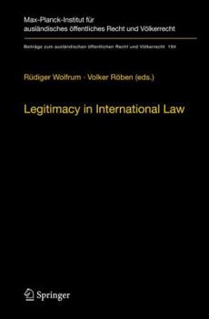 Paperback Legitimacy in International Law Book