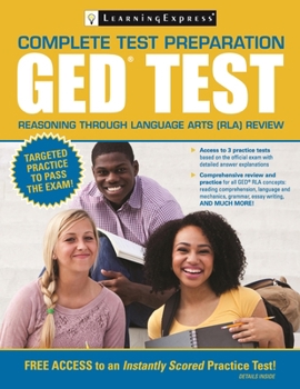 Paperback GED Test Reasoning Through Language Arts (RLA) Review Book