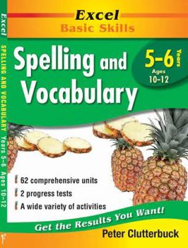 Paperback English Support Books: Spelling and Vocabulary: Years 5 & 6 Book