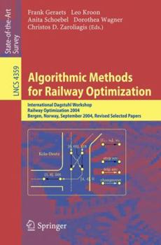 Paperback Algorithmic Methods for Railway Optimization Book