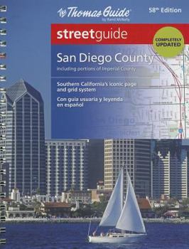 Spiral-bound The Thomas Guide San Diego County Streetguide Book