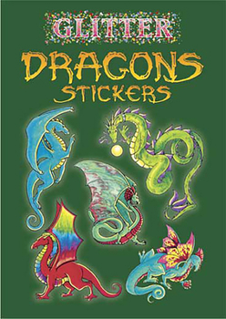 Paperback Glitter Dragons Stickers Book