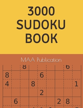 Paperback 3000 sudoku book: Easy to Hard Sudokus with Solutions for sudoku lover men gift for easter day Book