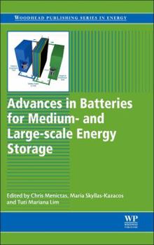 Hardcover Advances in Batteries for Medium and Large-Scale Energy Storage: Types and Applications (Woodhead Publishing Series in Energy) Book