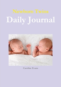Paperback Newborn Twins Daily Journal Book