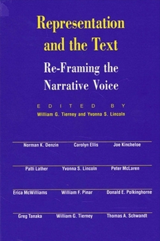Paperback Representation and the Text: Re-Framing the Narrative Voice Book