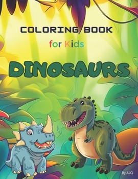 Paperback DINOSAURS Coloring book for kids Book