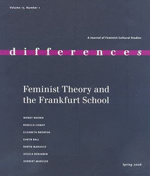Paperback Feminist Theory and the Frankfurt School: Volume 17 Book