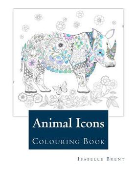 Paperback Animal Icons: Colouring Book