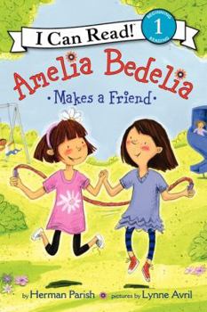 Hardcover Amelia Bedelia Makes a Friend Book