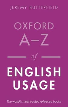 Paperback Oxford A-Z of English Usage Book