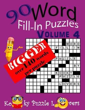 Paperback Word Fill-in Puzzles, Over 140 Words Per Puzzles Book