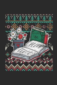 Paperback Christmas Sweater - Reading Books: Blank Lined Notebook - Journal for Ugly Christmas Gift And New Year Gift Idea Book